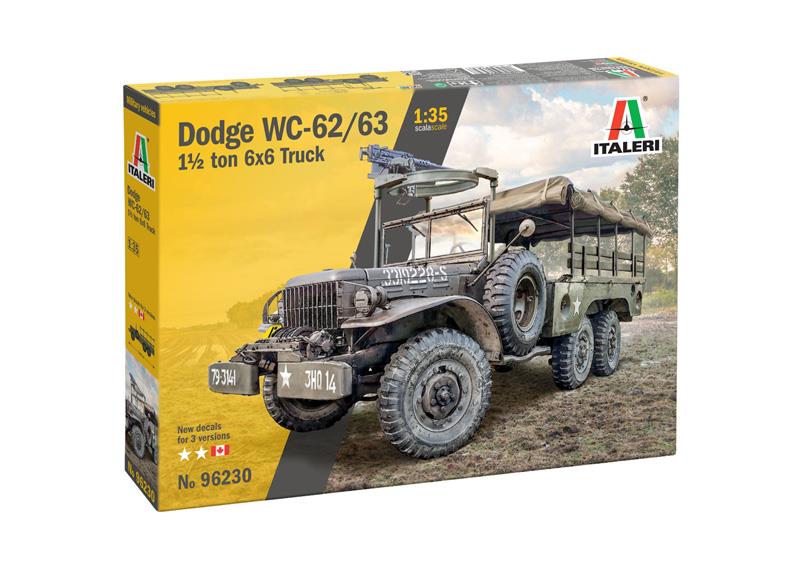 1:35 DODGE WC-62/63 1 1/2 TON 6X6 TRUCK