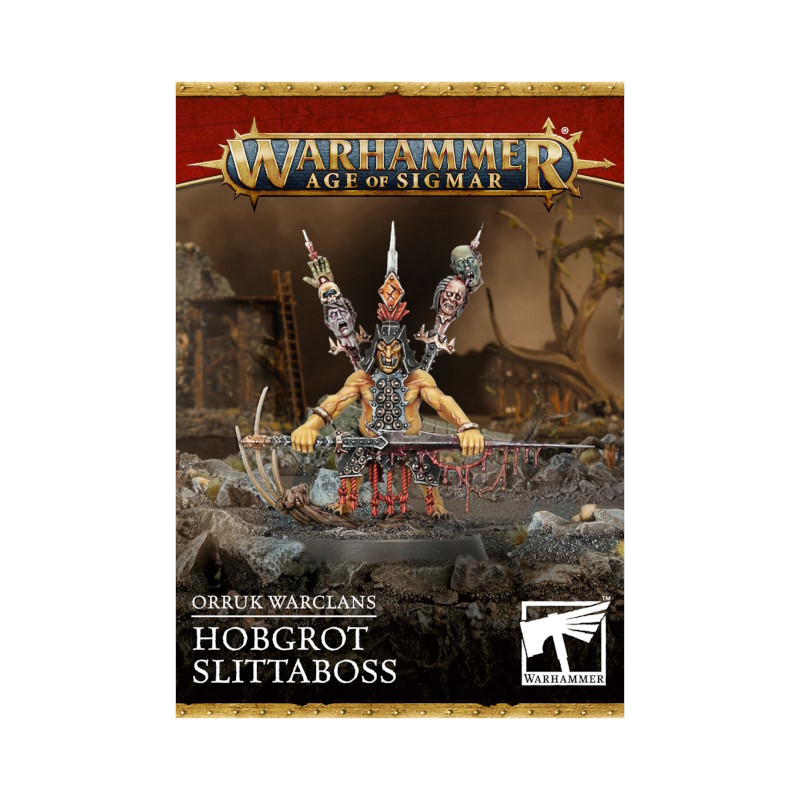 AOS ORRUK WARCLANS: JEFE HOBGROT NAVAJERO