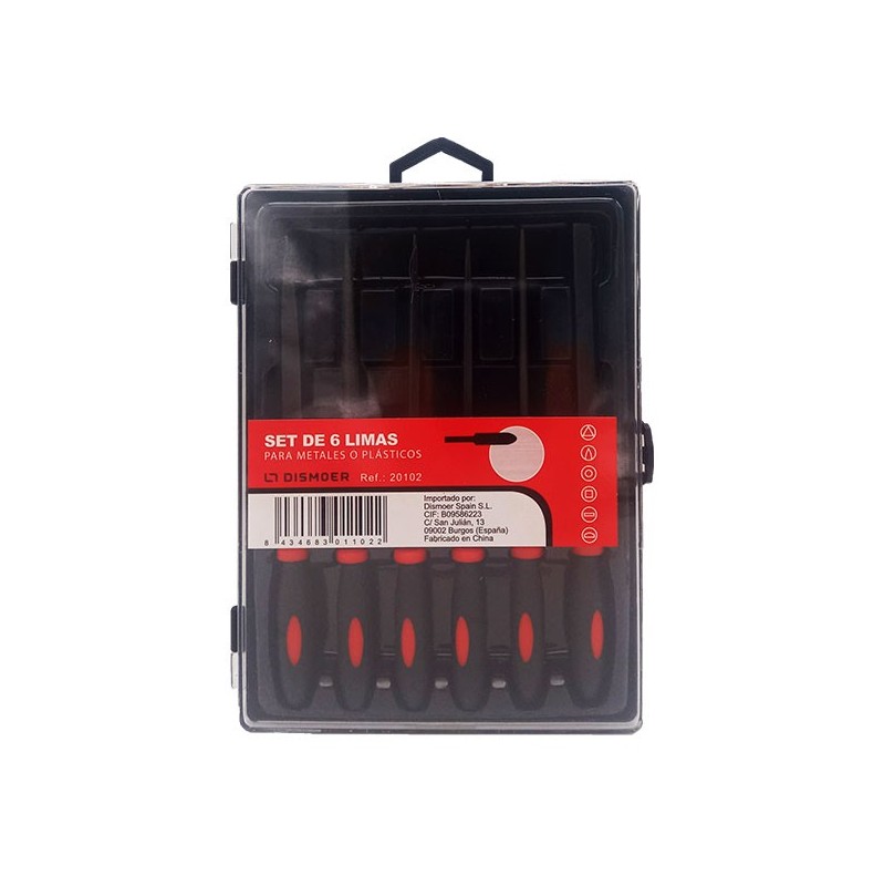 SET DE 6 LIMAS PARA METALES O PLÁSTICOS