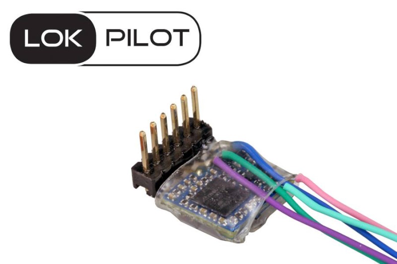 DECODER LOKPILOT 5 MICRO DCC/MM/SX, 6-PIN DIRECT 90 GRADOS