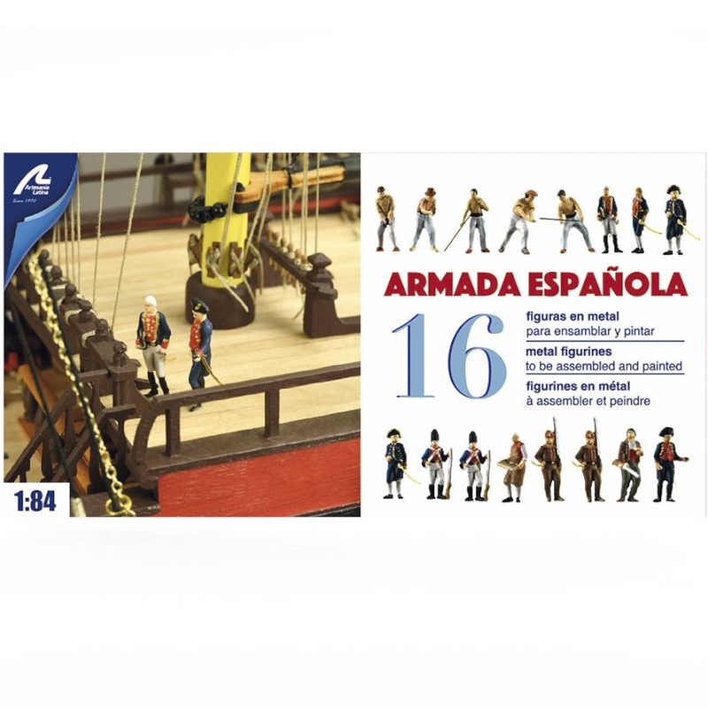 SET DE 16 FIGURAS ARMADA ESPAÑOLA CON ACCESORIOS