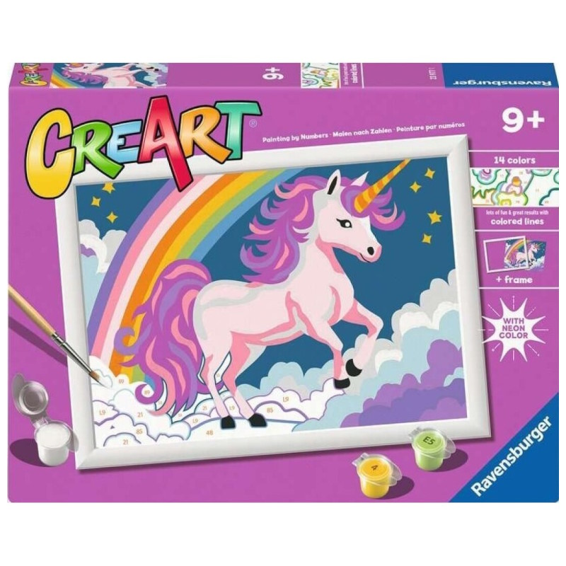 CREART – UNICORNIO ROSA NEÓN