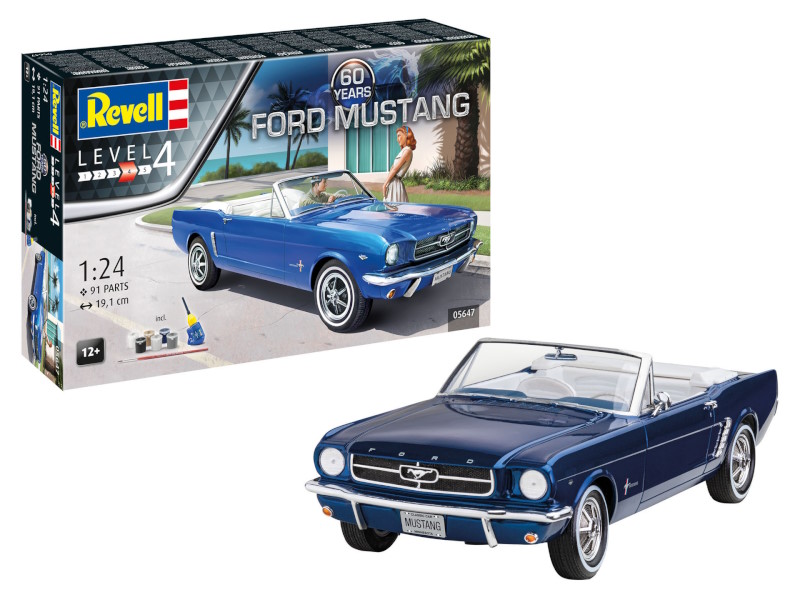 1:24 FORD MUSTANG 60 ANIVERSARIO – GIFT SET