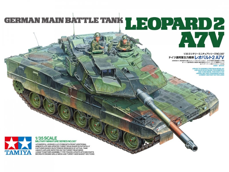 1:35 GERMAN MAIN BATTLE TANK LEOPARD 2 A7V