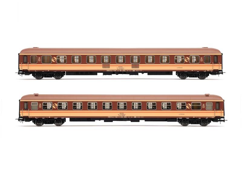 RENFE SET 2 COCHES «ESTRELLA BAHÍA DE CÁDIZ», DECORACIÓN ESTRELLA