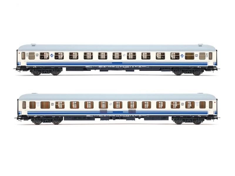 RENFE SET 2 COCHES «ESTRELLA RÍAS BAJAS», DECORACIÓN LARGO RECORRIDO