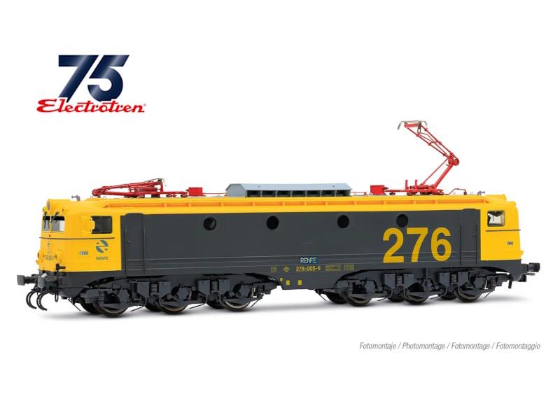 RENFE LOCOMOTORA ELÉCTRICA 276-005 DECORACIÓN AMARILLO-GRIS – DIGITAL