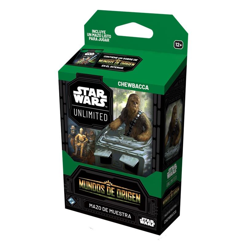 SW UNLIMITED: MUNDOS DE ORIGEN – CHEWBACCA – MAZO DE MUESTRA
