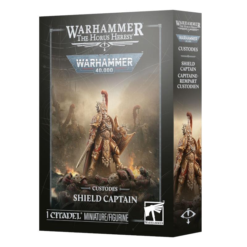 W40K ADEPTUS CUSTODES: CAPITÁN ESCUDO