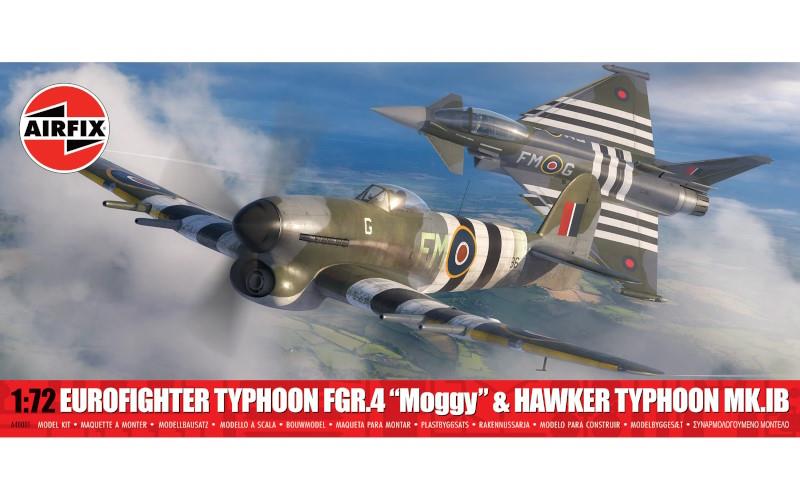 1:72 EUROFIGHTER TYPHOON FGR4 «MOGGY» & HAWKER TYPHOON MK.IB